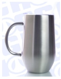 16oz Big Stemmy Coffee Mug W/Straw - Shipping included