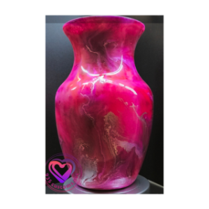 10.5" Glass Floral Vase